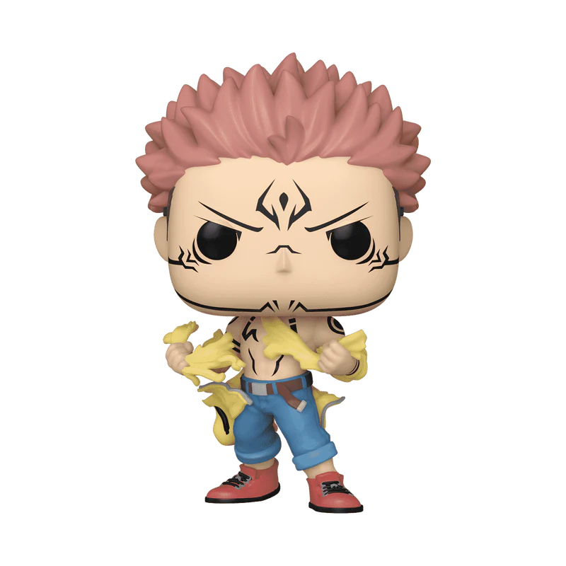Funko Pop! Animation: Jujutsu Kaisen - Ryomen Sukuna Tearing Shirt BoxLunch Exclusive - Image 1