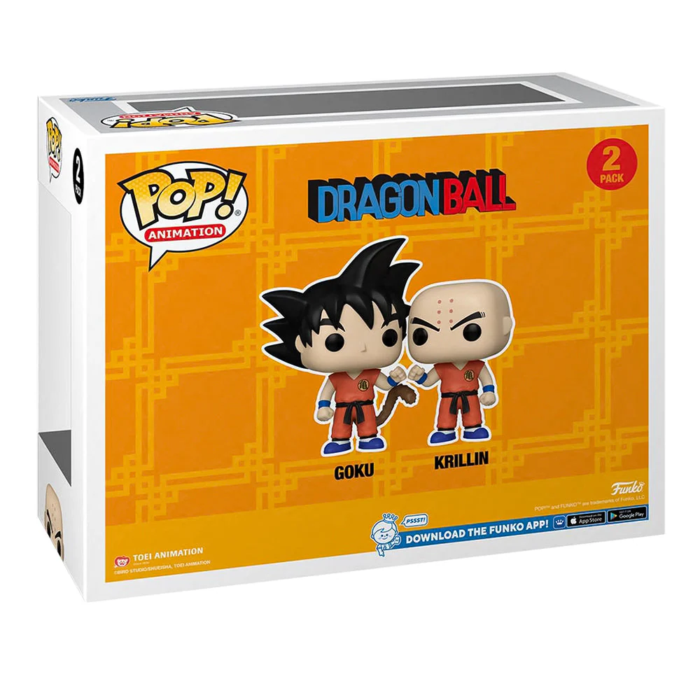 Funko Pop! Animation: Dragon Ball Z - Goku & Krillin Set 2023 Anime Expo Exclusive - Image 3