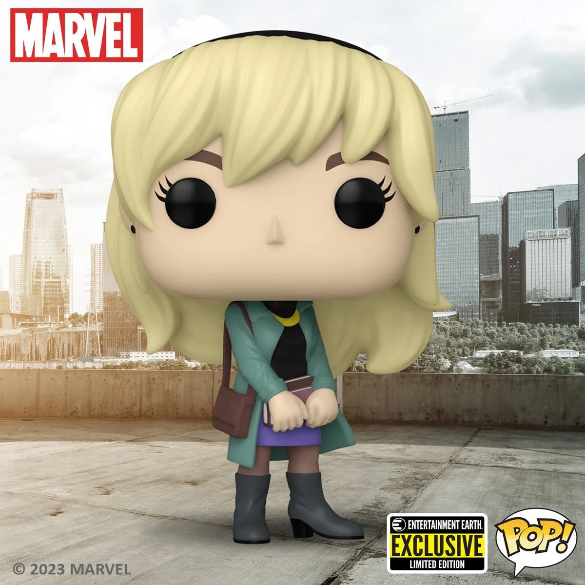 Funko Pop! Marvel: Spider-Man - Gwen Stacy #1275 Entertainment Earth Exclusive - Image 2