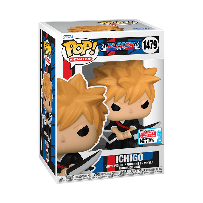 Funko Pop! Animation: Bleach - Ichigo Kurosaki #1479 2023 Fall Convention Exclusive - Image 2