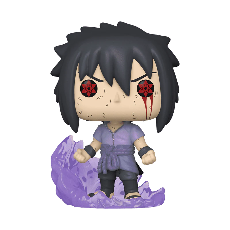 Funko Pop! Animation: Naruto Shippuden - Sasuke Uchiha Amaterasu Glow-in-the-dark Exclusive - Image 1