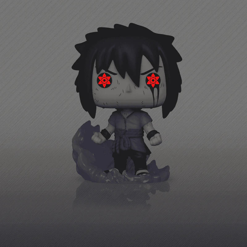 Funko Pop! Animation: Naruto Shippuden - Sasuke Uchiha Amaterasu Glow-in-the-dark Exclusive - Image 3