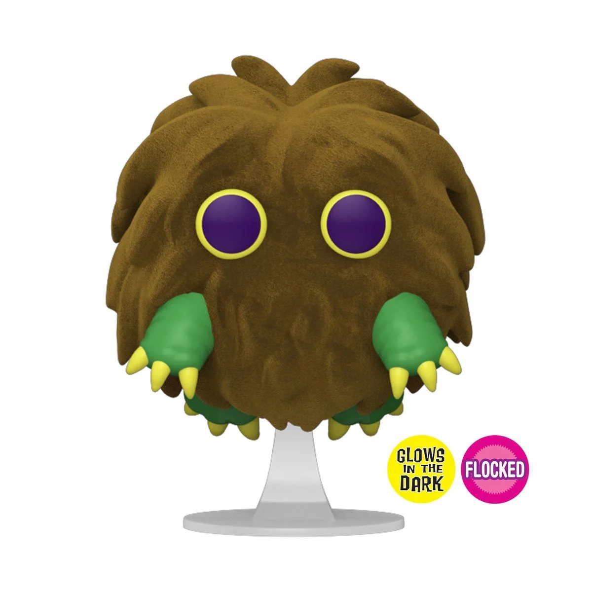 Funko Pop! Animation: Yu-Gi-Oh! - Kuriboh #1455 Flocked Glow-in-the-Dark AAA Anime Exclusive - Image 2