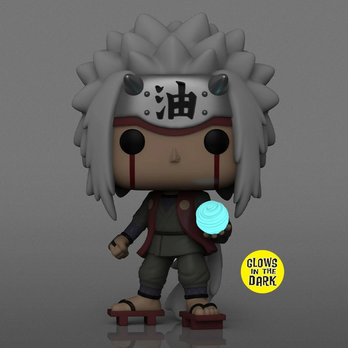 Funko Pop! Animation: Naruto Shippuden - Jiraiya with Rasengan #1481 Glow-in-the-Dark Entertainment Earth Exclusive - Image 2
