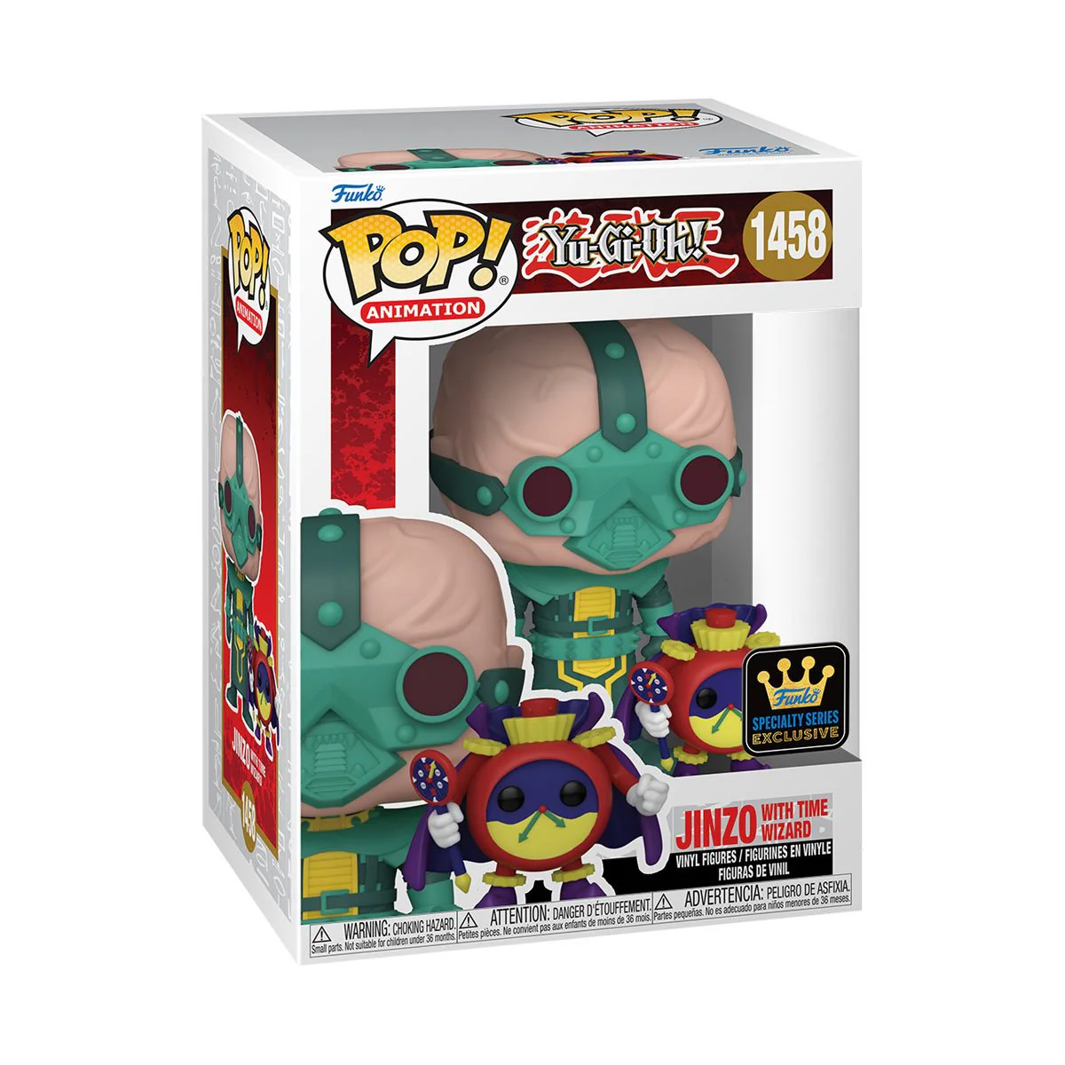 Funko Pop! & Buddy Animation: Yu-Gi-Oh! - Jinzo with Time Wizard #1458 Specialty Series - Image 2