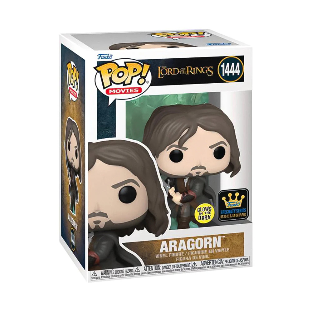 Funko Pop! Movies: The Lord Of The Rings - Aragorn Army of the Dead Glow-in-the-dark Specialty Series Exclusive - Image 2
