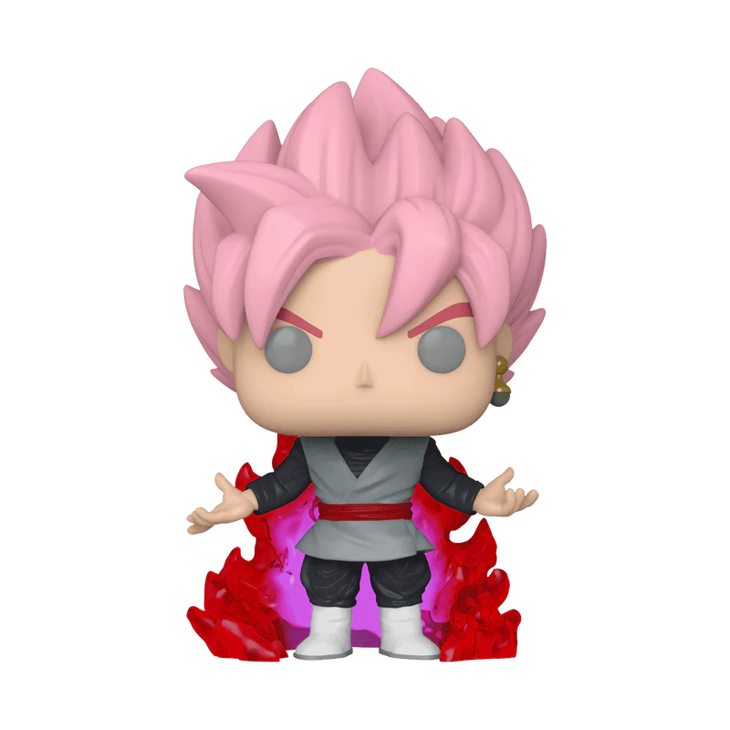 Funko Pop! Animation: Dragon Ball Super - Super Saiyan Rose Goku Black #1516 Glow-in-the-Dark Hot Topic Exclusive - Image 1