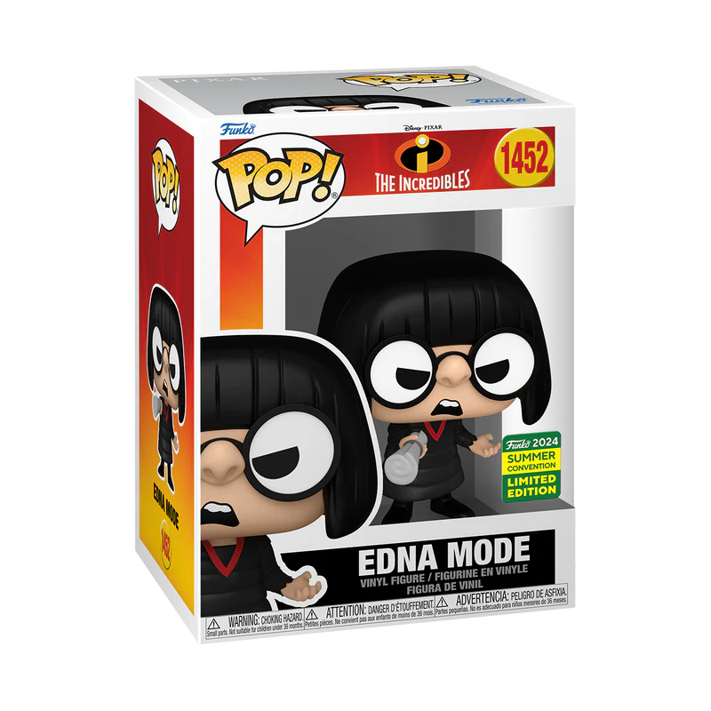 Funko Pop! Disney: The Incredibles - Edna Mode #1452 2024 Summer Convention - Image 2