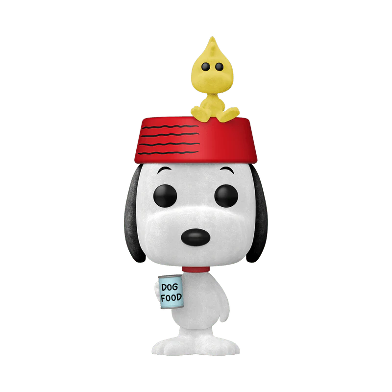 Funko Pop! Animation: Peanuts – Snoopy & Woodstock #2096 Flocked Entertainment Earth Exclusive