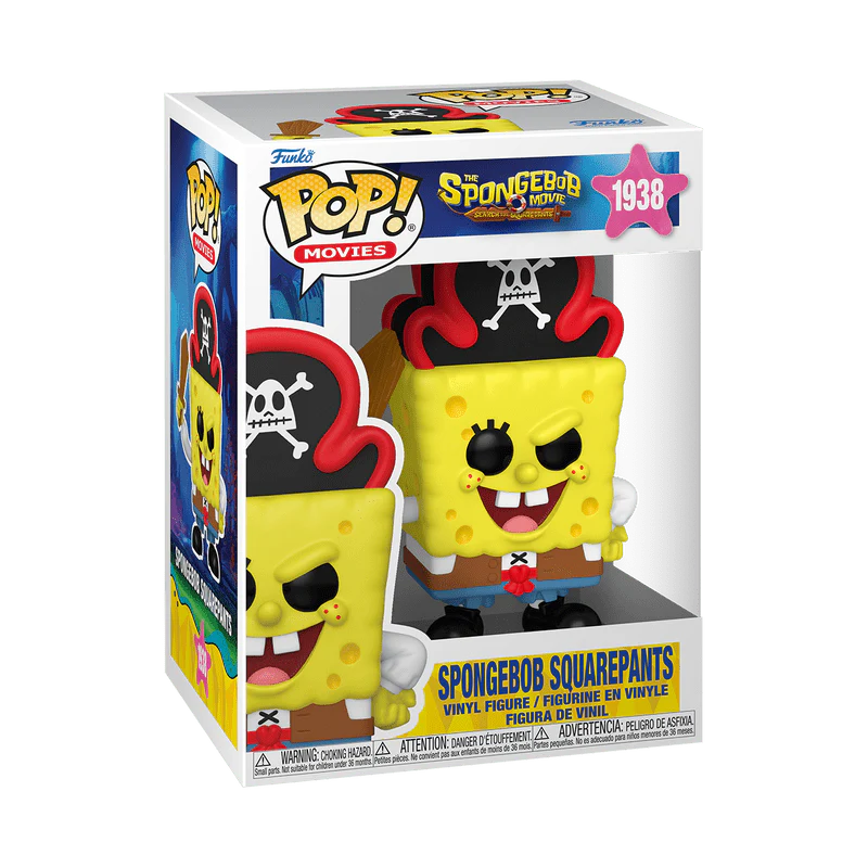 Funko Pop! Movies: The SpongeBob Movie: Search for SquarePants - SpongeBob SquarePants Pirate #1938 - Image 2
