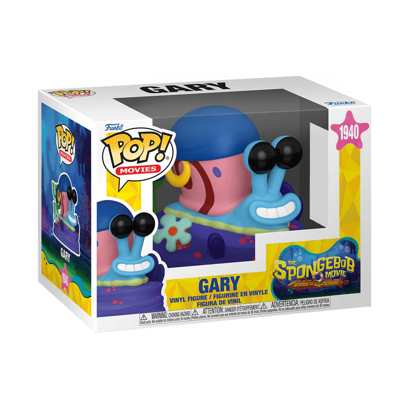 Funko Pop! Movies: The SpongeBob Movie: Search for SquarePants - Gary Pirate #1940 - Image 2