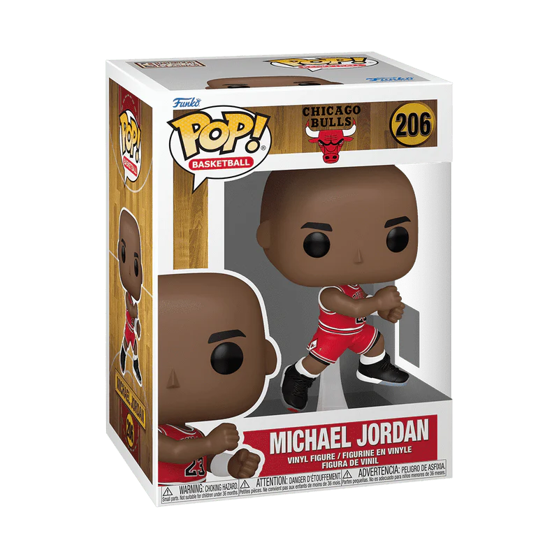 Funko Pop! Basketball: NBA Chicago Bulls - Michael Jordan 1989 Playoffs #206 - Image 2