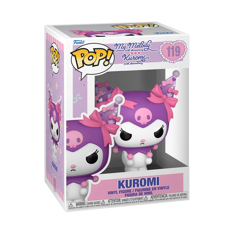 Funko Pop! Sanrio: Kuromi 20th Anniversary - Grumpy Kuromi #119 - Image 2