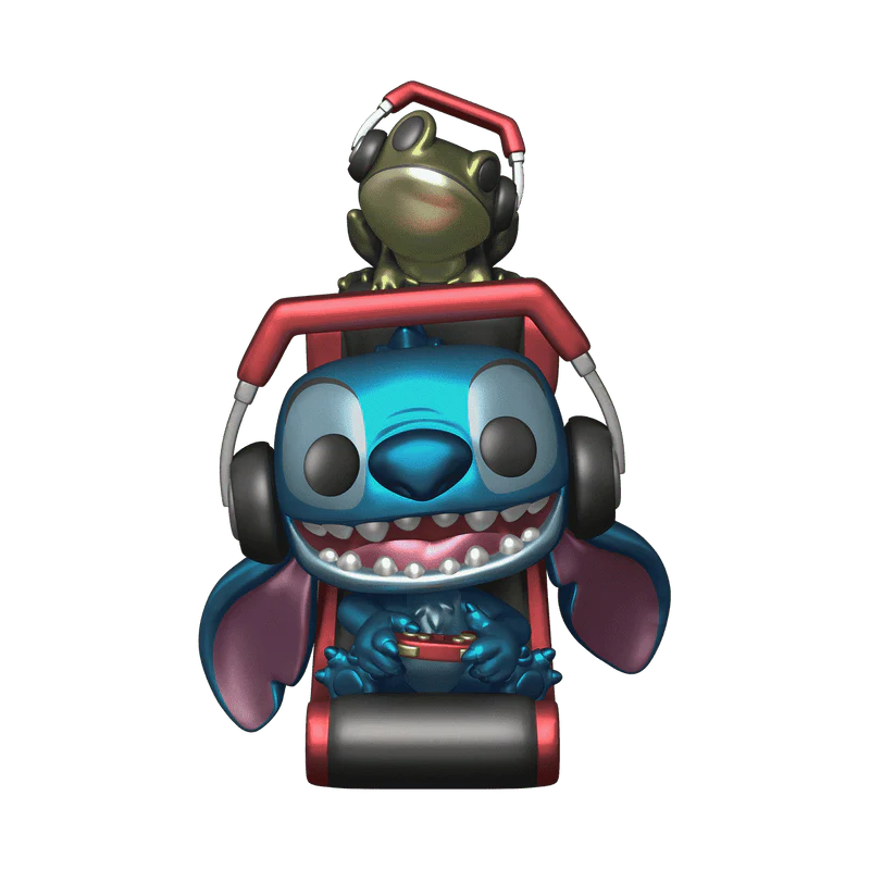Funko Pop! Plus Disney: Lilo & Stitch - Gamer Stitch Metallic #1564 - Image 1
