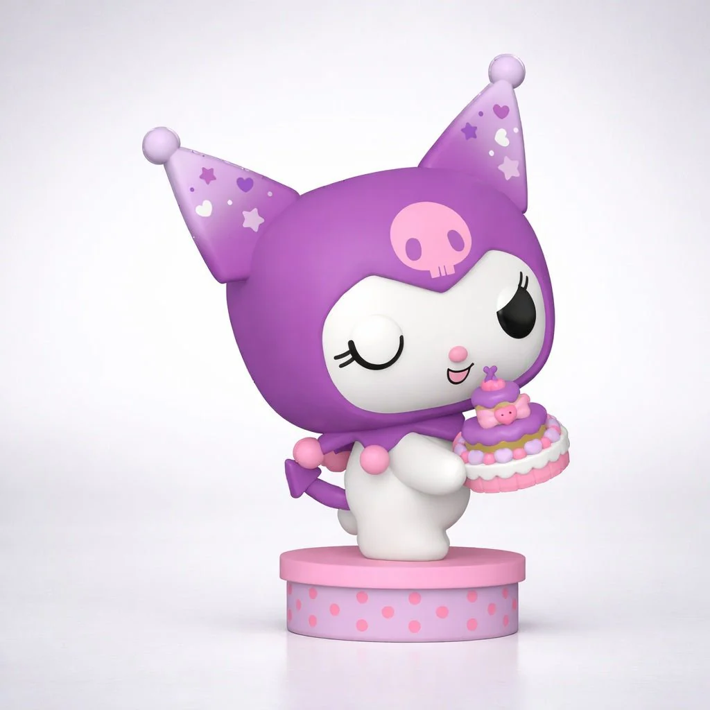 Funko Pop! Sanrio: Kuromi 20th Anniversary - Kuromi with Cake #108 - Image 3