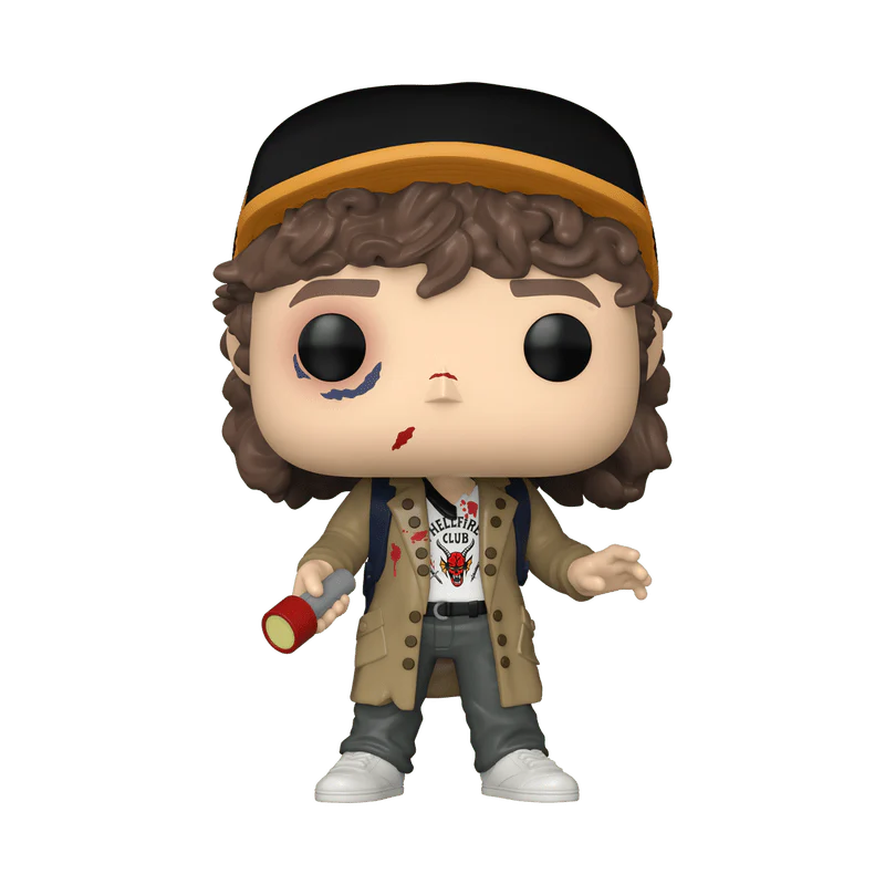 Funko Pop! Television: Stranger Things – Dustin Henderson Battle Damaged #1800 Exclusive