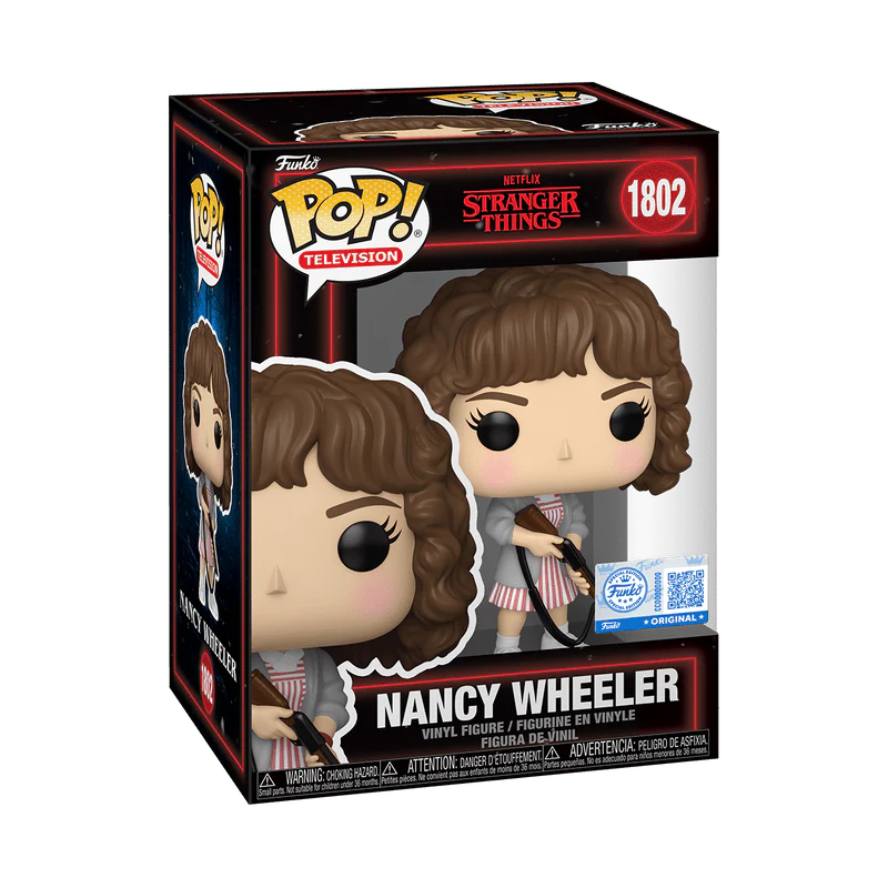Funko Pop! Television: Stranger Things - Nancy Wheeler with Shotgun #1802 Exclusive - Image 3