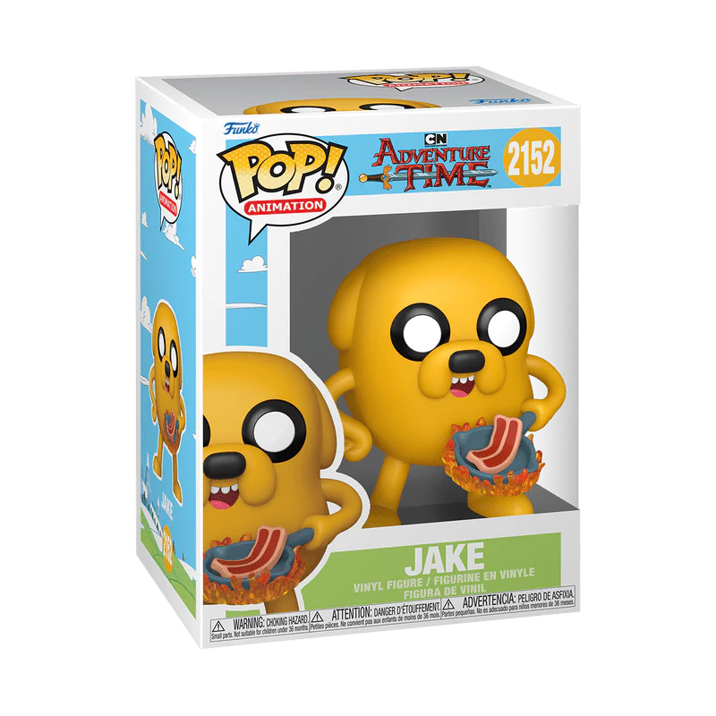 Funko Pop! Animation: Adventure Time - Jake with Bacon Pancakes #2152 - Image 2