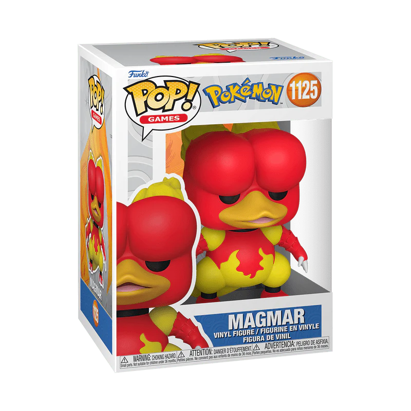 Funko Pop! Games: Pokemon - Magmar #1128 - Image 2