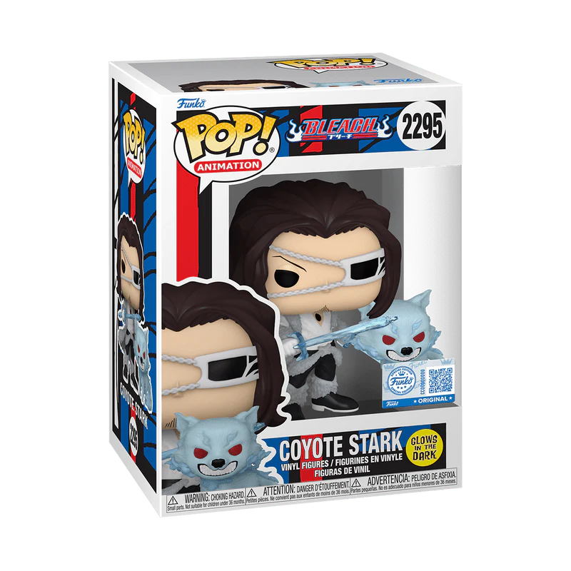 Funko Pop! & Buddy Animation: Bleach - Coyote Stark #2295 Glow-in-the-Dark GameStop Exclusive - Image 2