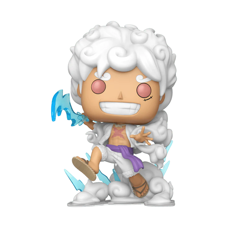 Funko Pop! Animation: One Piece – Monkey D. Luffy Gear Five #2177 Glow-in-the-Dark GameStop Exclusive