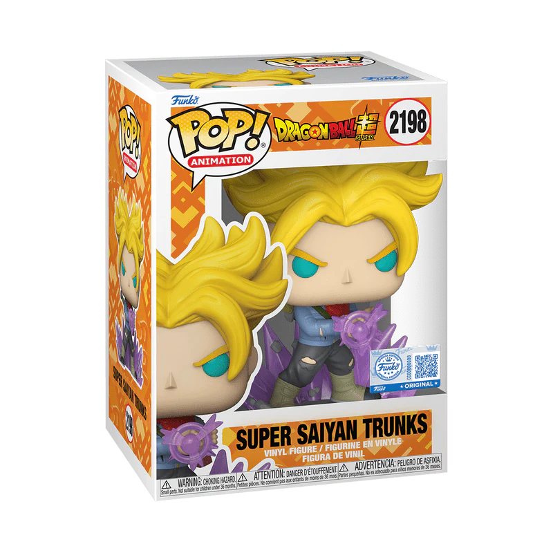 Funko Pop! Animation: Dragon Ball Super - Super Saiyan Trunks #2206 Exclusive - Image 2