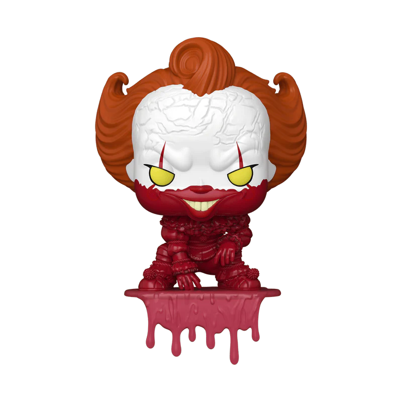 Funko Pop! Television: It: Welcome to Derry – Pennywise Shelf Sitter #1866 Entertainment Earth Exclusive