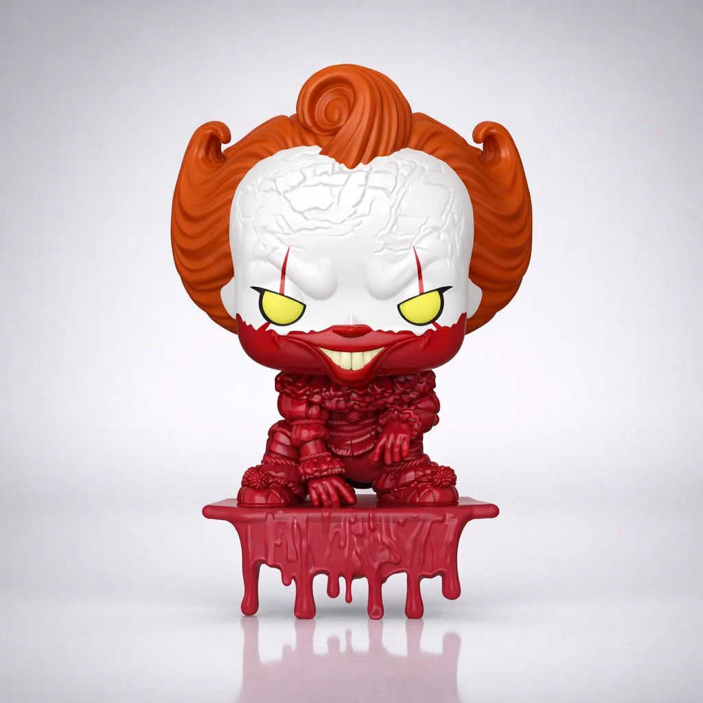 Funko Pop! Television: It: Welcome to Derry - Pennywise Shelf Sitter #1866 Entertainment Earth Exclusive - Image 3