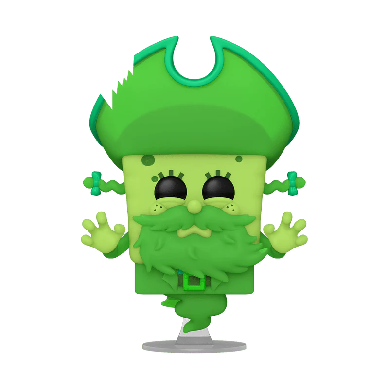 Funko Pop! Movies: The SpongeBob Movie: Search for SquarePants - SpongeBob as the Flying Dutchman #1943 Glow-in-the-Dark - Image 1