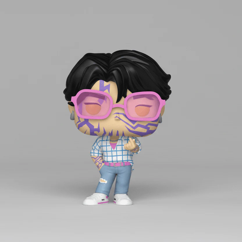 Funko Pop! Animation Netflix: KPop Demon Hunters - Jinu with Demon Patterns #2259 Chase - Image 3