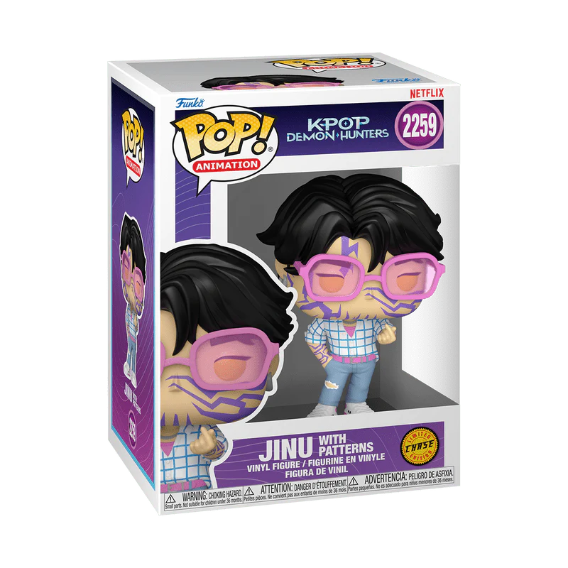 Funko Pop! Animation Netflix: KPop Demon Hunters - Jinu with Demon Patterns #2259 Chase - Image 2