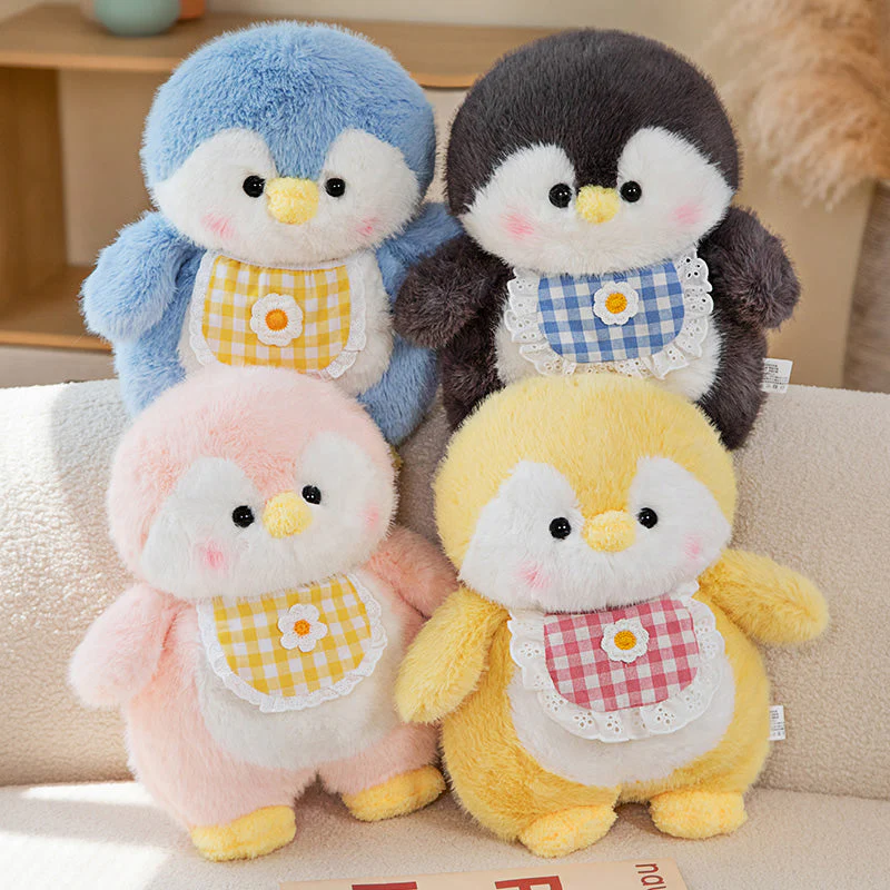 Fluffy Cuddly Happy Penguin Plush - Image 1