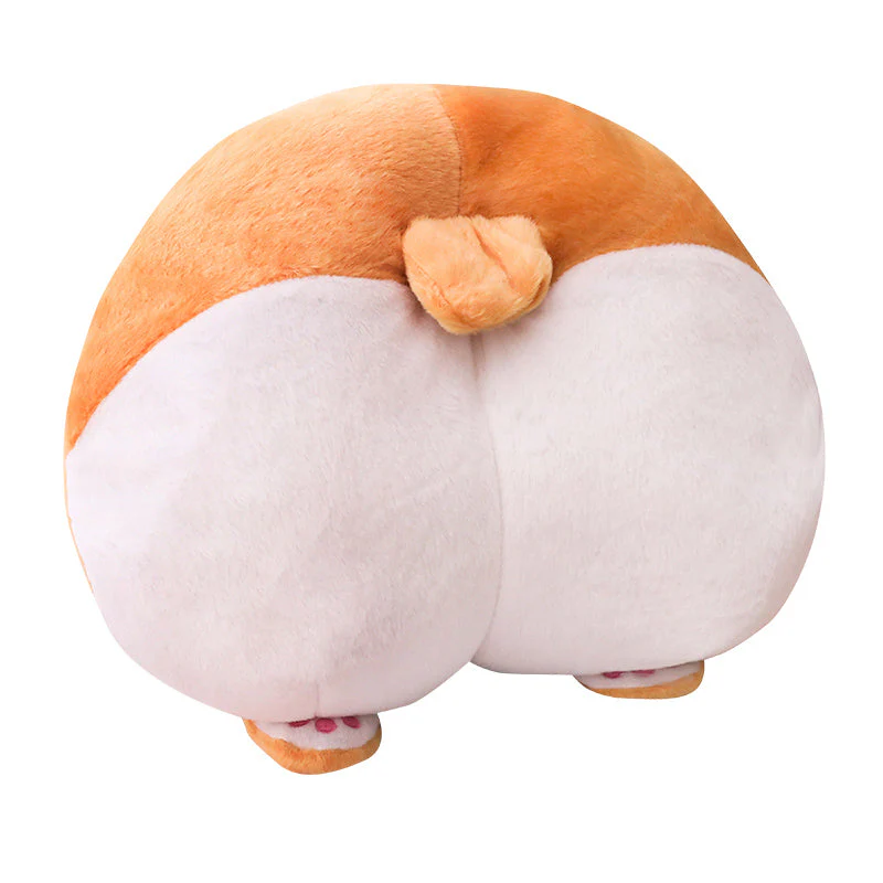 Fluffy Dog Butt Plush Pillow - Image 3