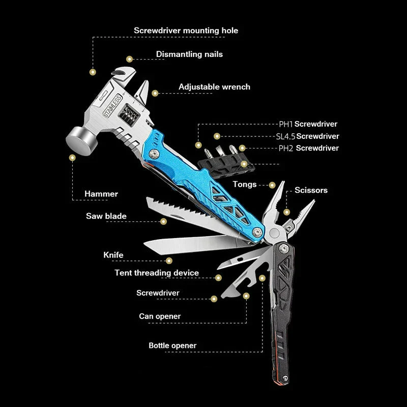 Foldable Screwdriver Survival Kit Tool - Image 3