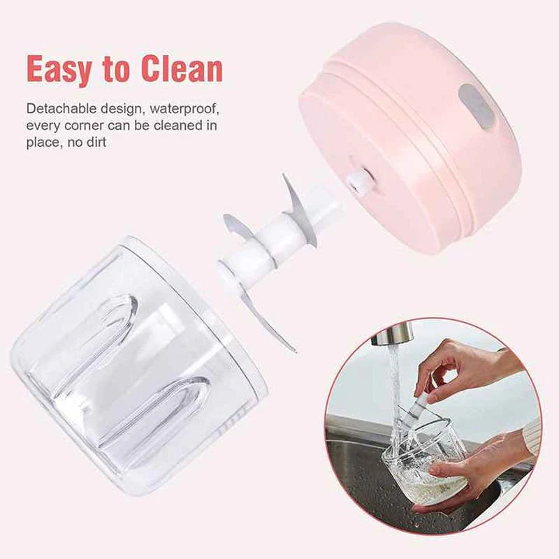Mini Wireless Garlic Grinder Chopper - Image 3