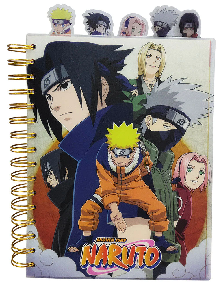 Naruto - Naruto Tabbed Notebook Great Eastern Entertainment - Image 1