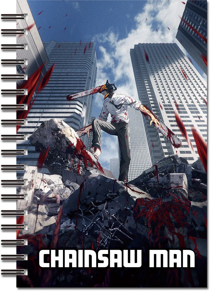 Great Eastern Entertainment Chainsaw Man Key Art Notebook - Image 1