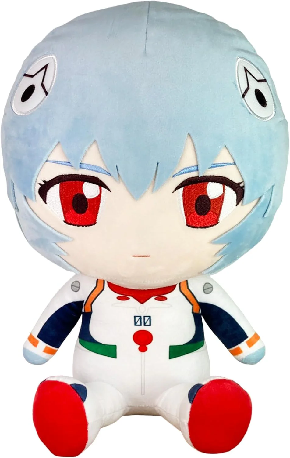Evangelion New Movie - Rei Ayanami - Plug Suit Sitting Plush 12" - Image 2