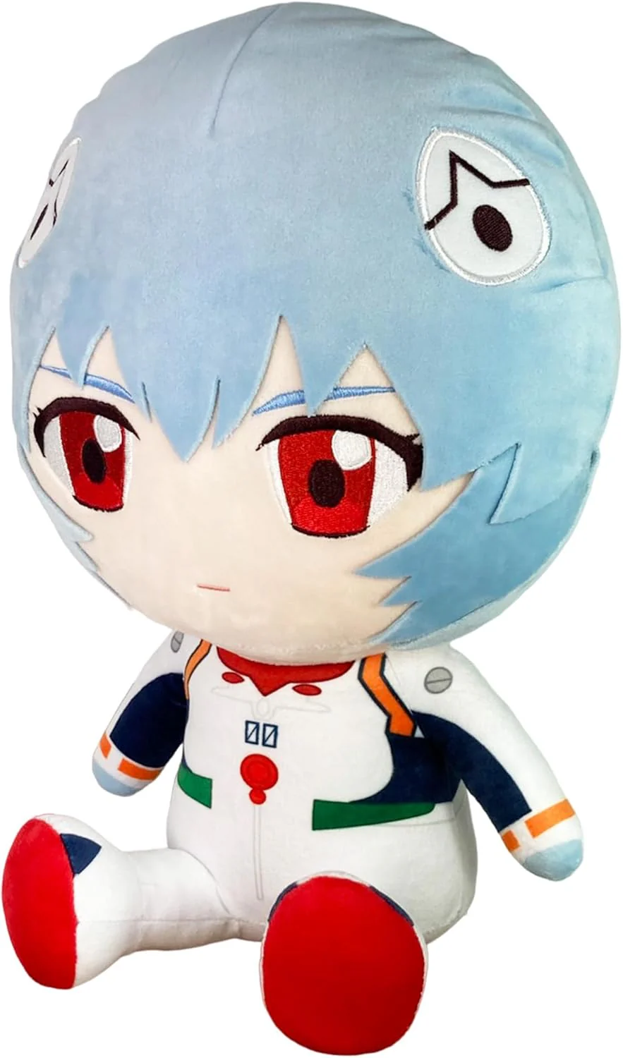 Evangelion New Movie - Rei Ayanami - Plug Suit Sitting Plush 12" - Image 3