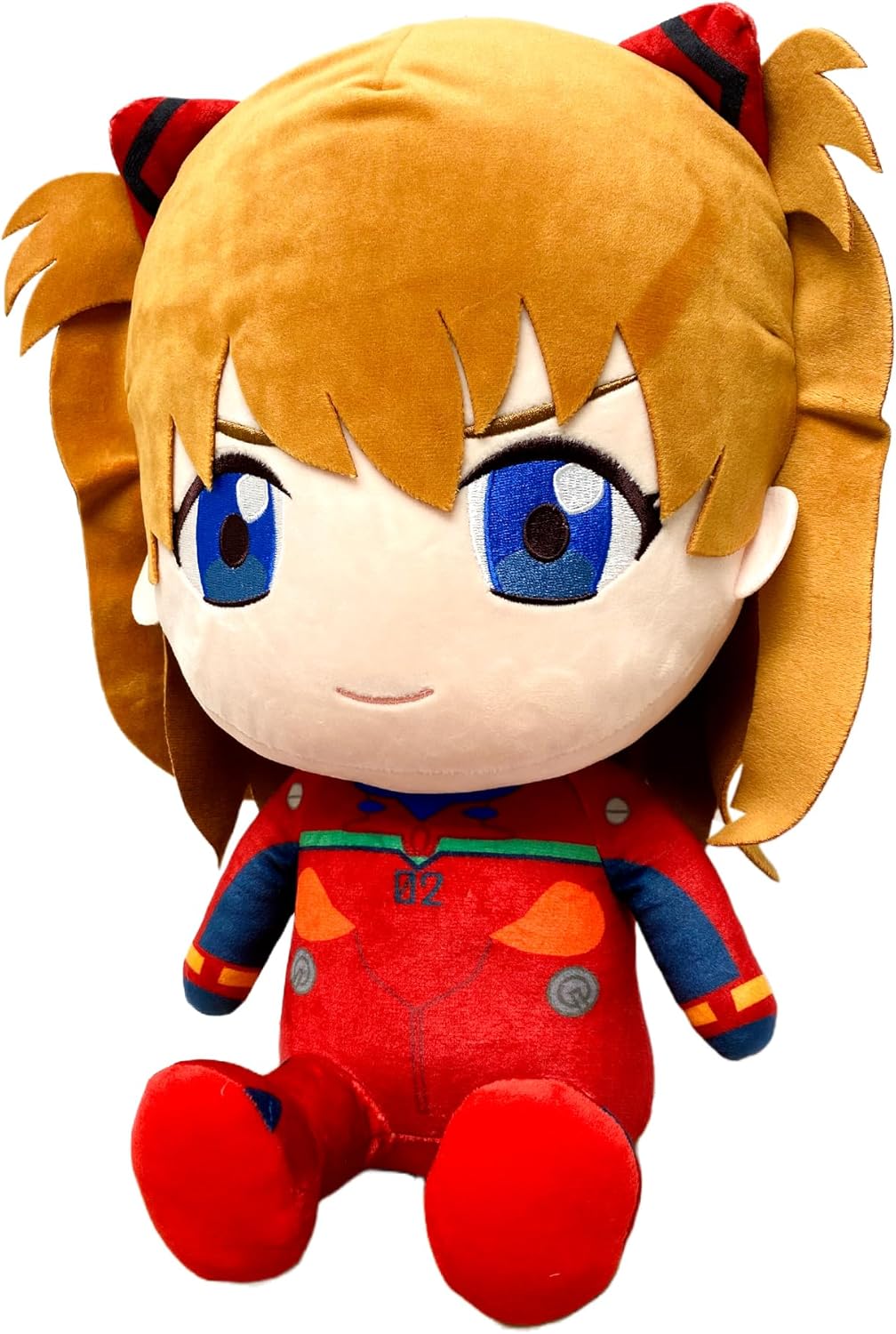 Evangelion New Movie - Asuka Langley Shikinami - Plug Suit Sitting Plush 12" - Image 3