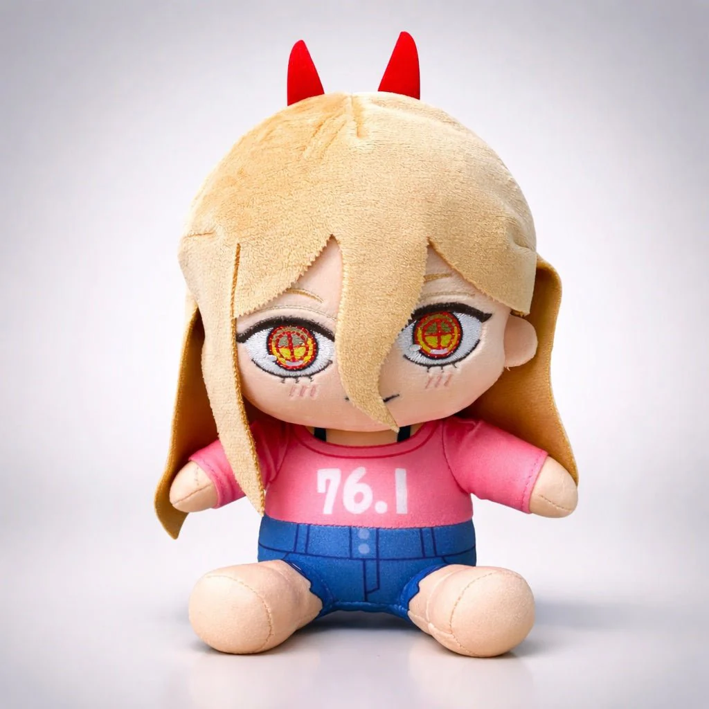 Chainsaw Man – Power – Casual Outfit Sitting Plush 7″