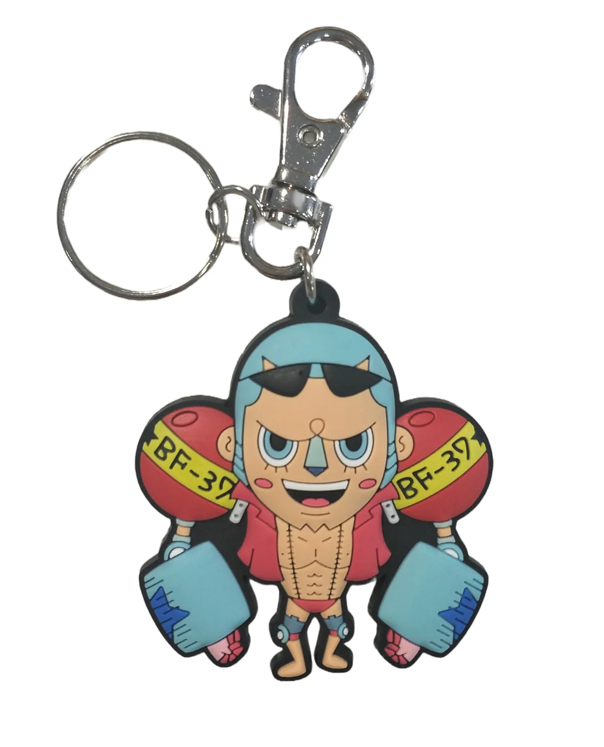 One Piece - Franky PVC Keychain - Image 1