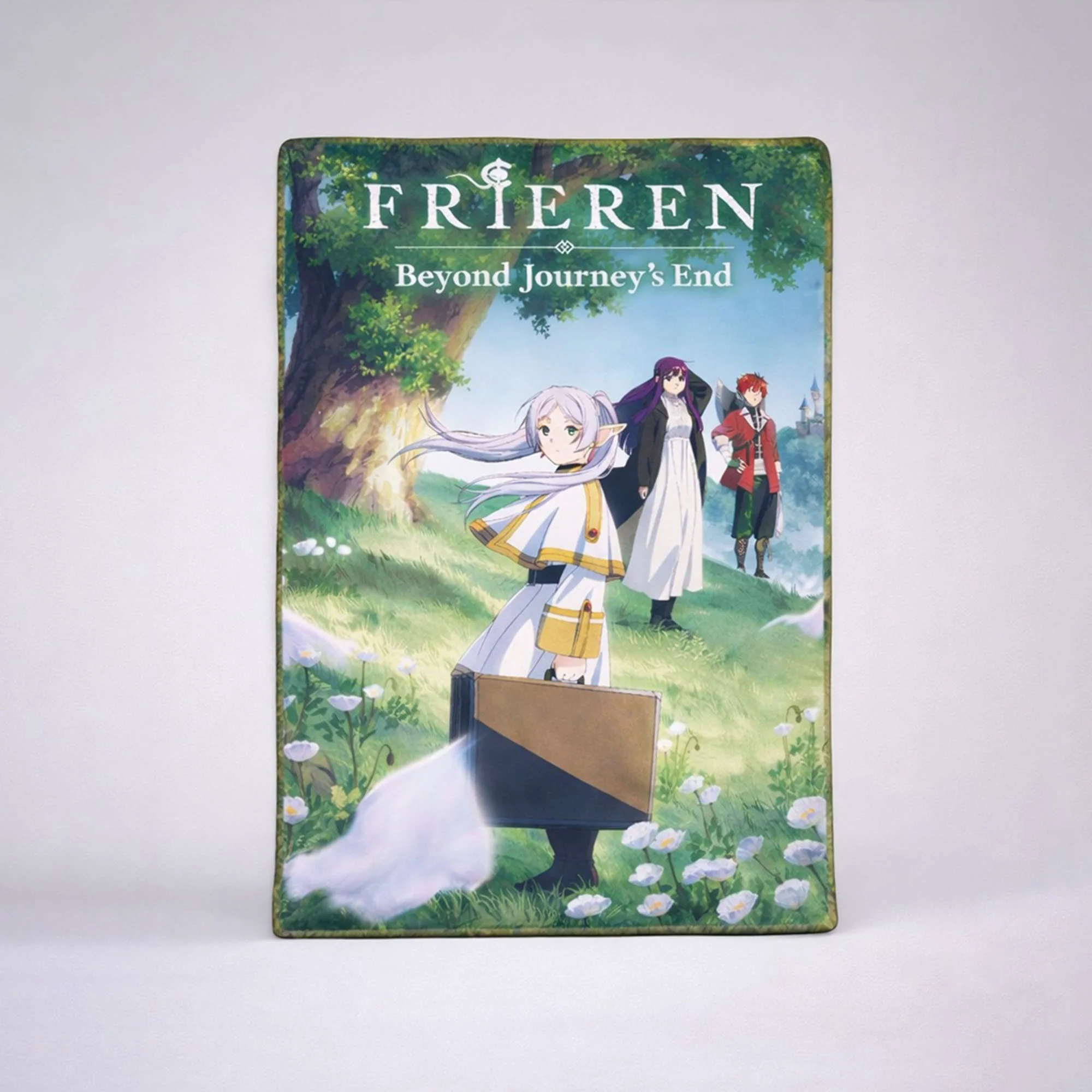 Frieren: Beyond Journey's End - Key Art Sublimation Throw Blanket 60in By 46in - Image 2