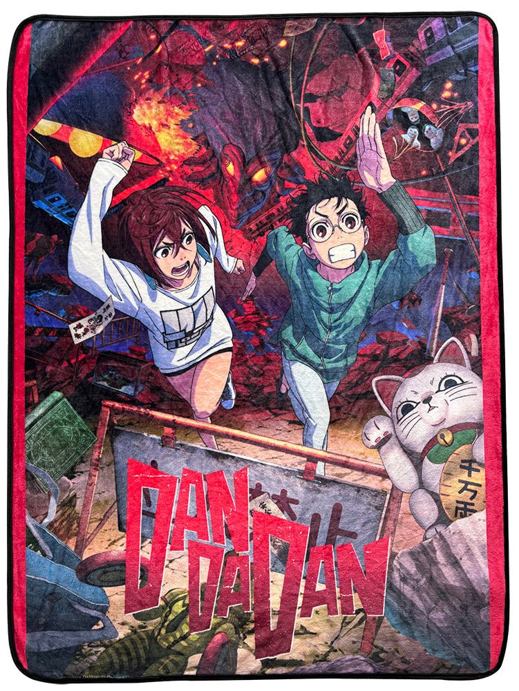 Dan Da Dan - Key Visual #1 Throw Blanket 60x46 Sublimated - Image 1
