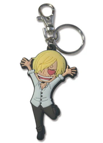 One Piece - Sanjin Love PVC Keychain - Image 1