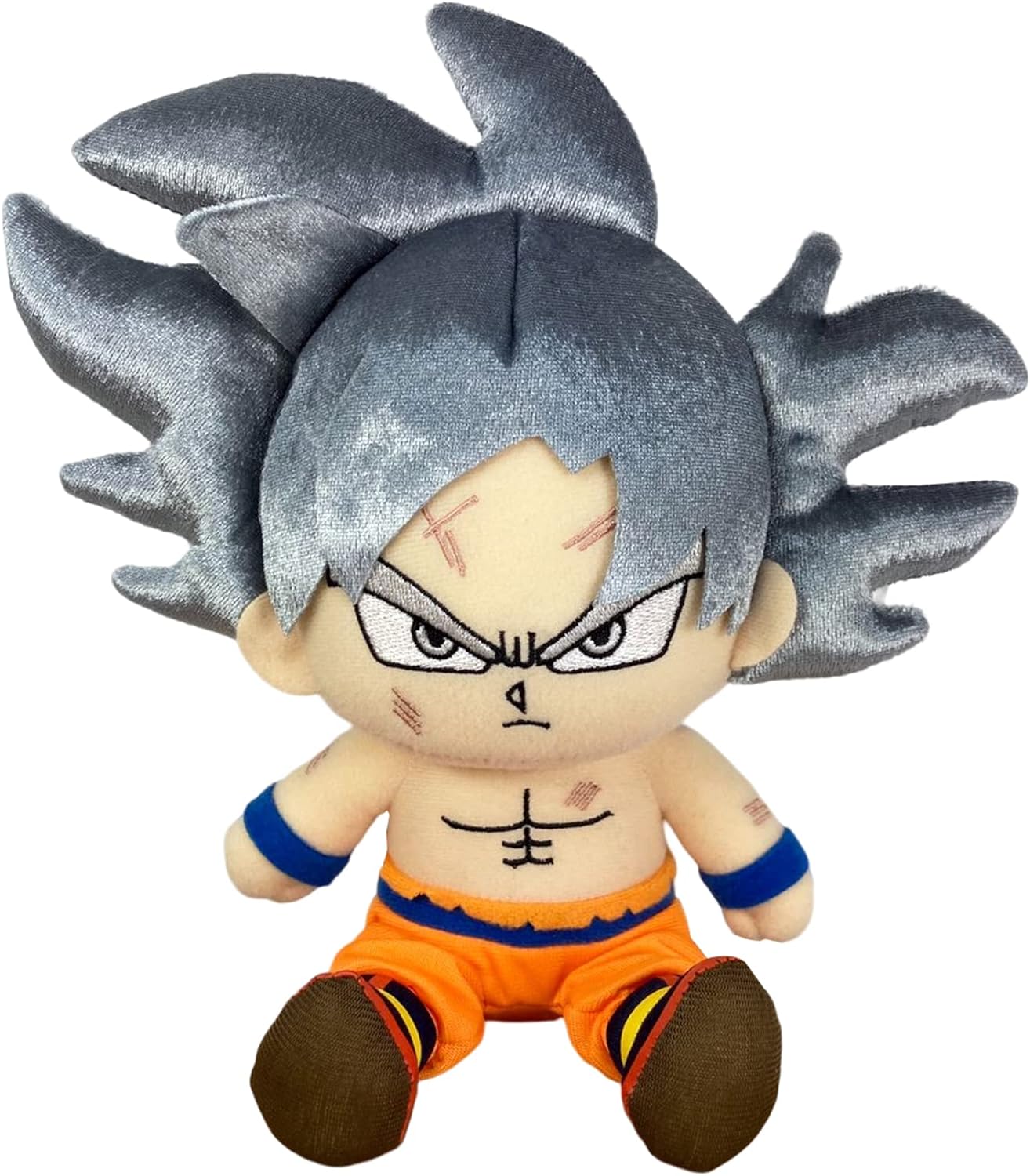 Dragon Ball Super - Goku Ultra Instinct Sitting Plush 7" Great Eastern Entertainment - Image 1