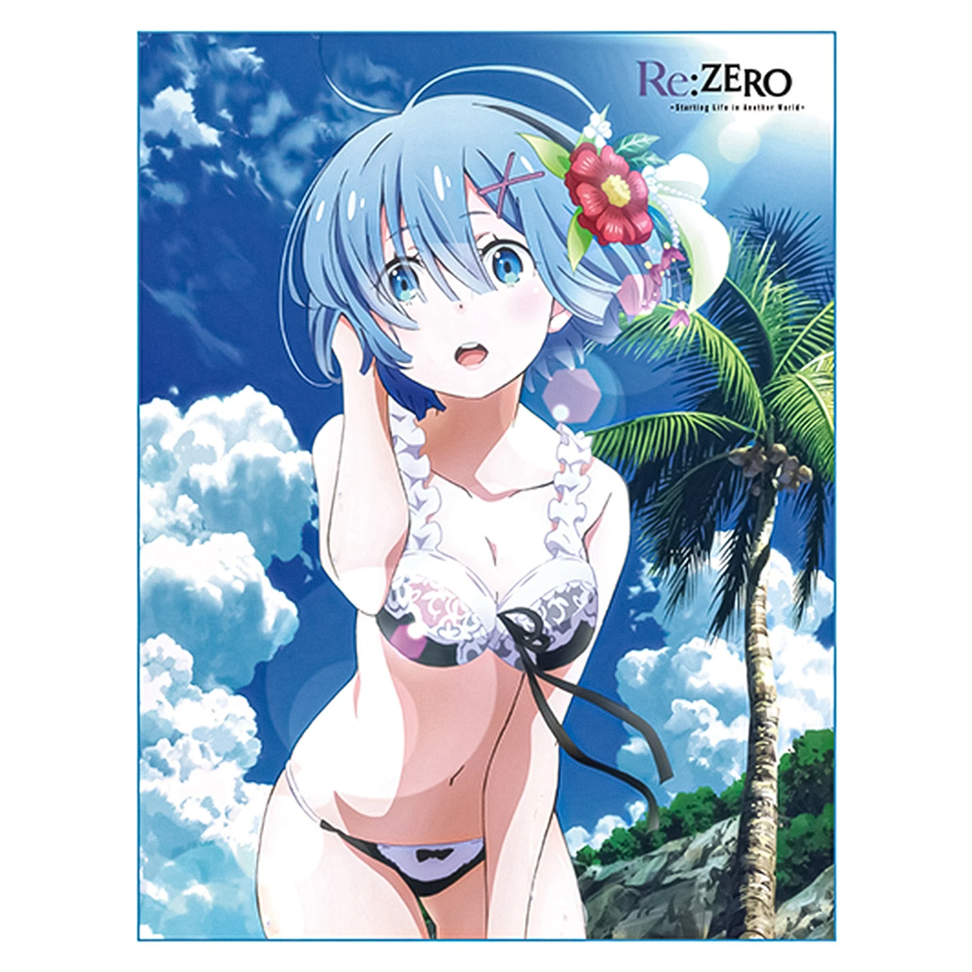 Re:Zero - Starting Life in Another World - Rem Swimsuit - Sublimation Throw Blanket Great Eastern Entertainment - Image 1