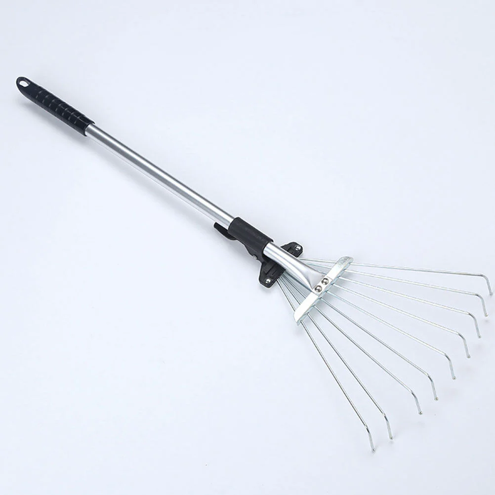 Garden Helper Telescopic Yard Cleaner Leaf Rake - Image 2