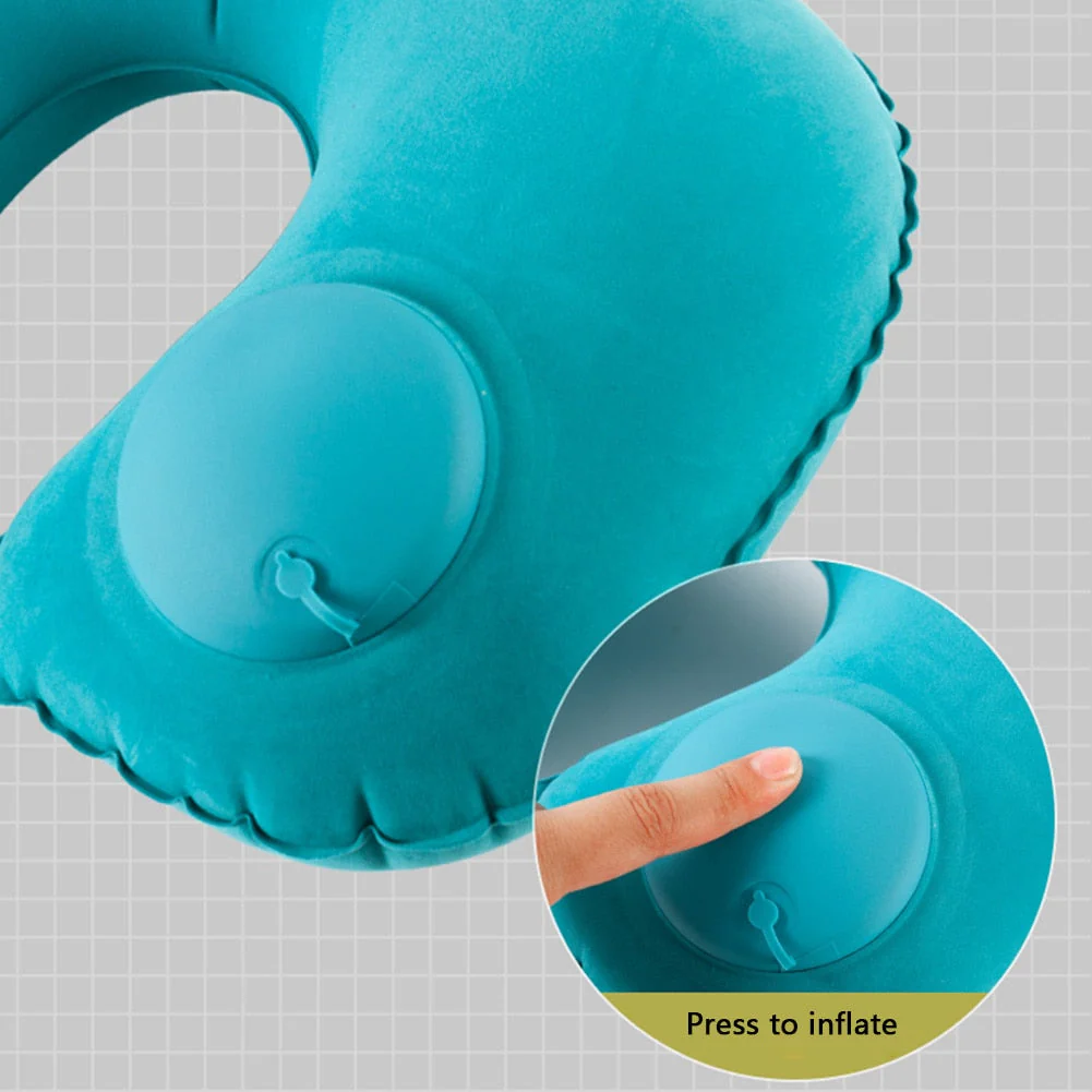 Air Rest Inflatable Easy Pump Neck Pillow - Image 3