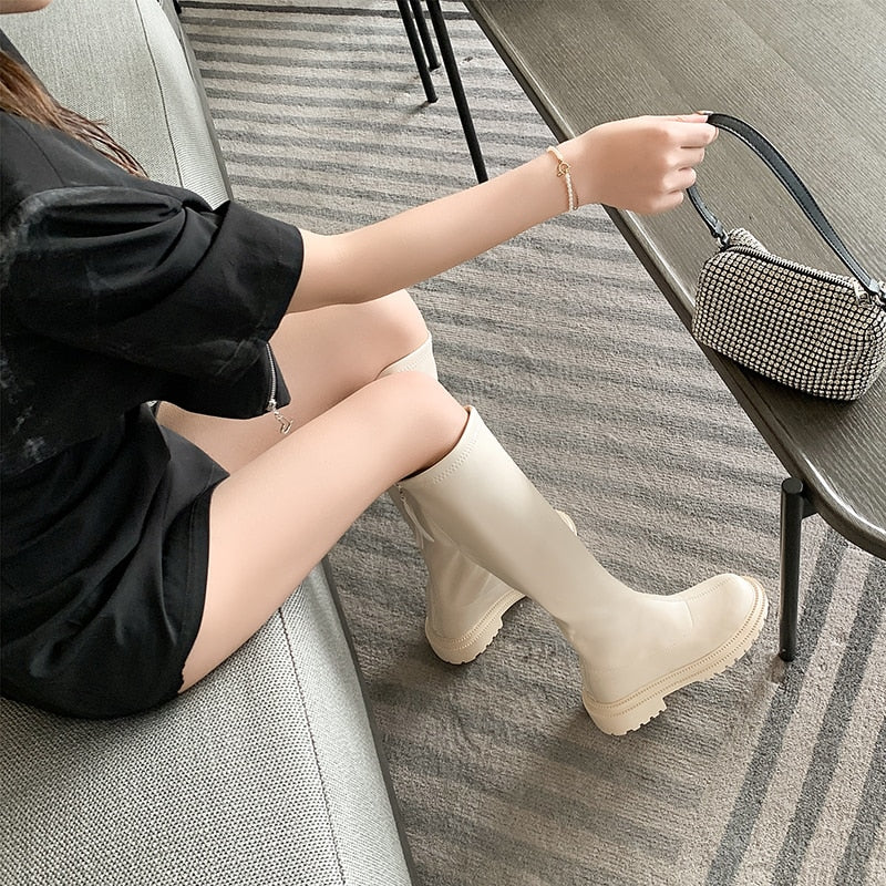 City Sleek Leather Ankle Boots - Image 3